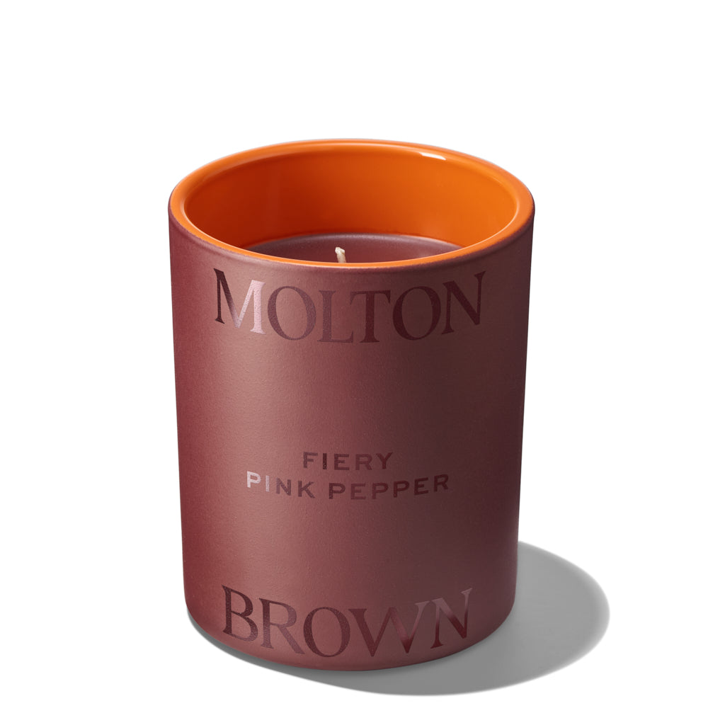 Fiery Pink Pepper Scented Candle Limited Edition Design 190g