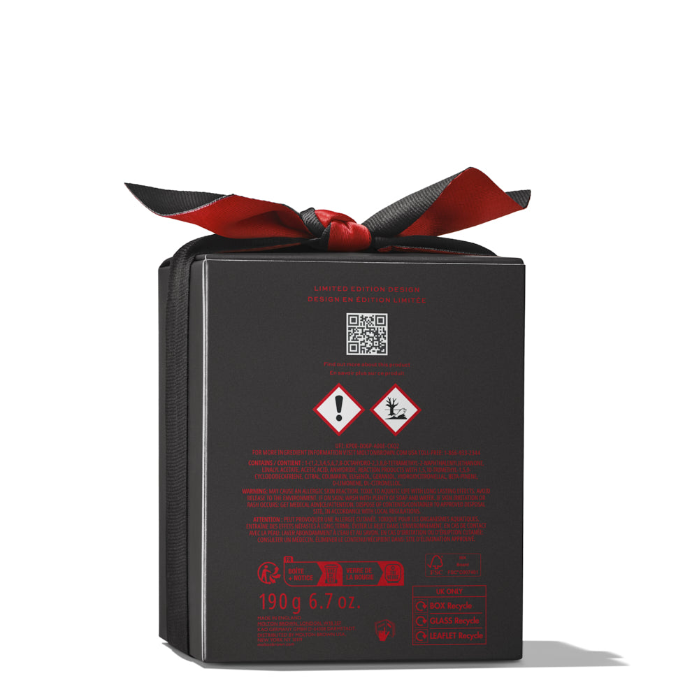 Re-charge Black Pepper Scented Candle Limited Edition Design 190g