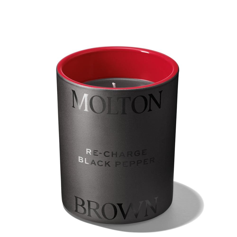 Re-charge Black Pepper Scented Candle Limited Edition Design 190g