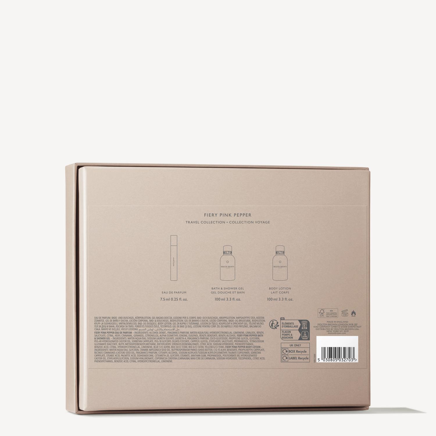 Fiery Pink Pepper Travel Gift Set