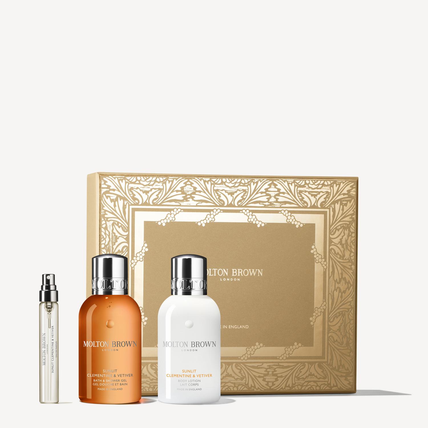 Sunlit Clementine & Vetiver Travel Gift Set