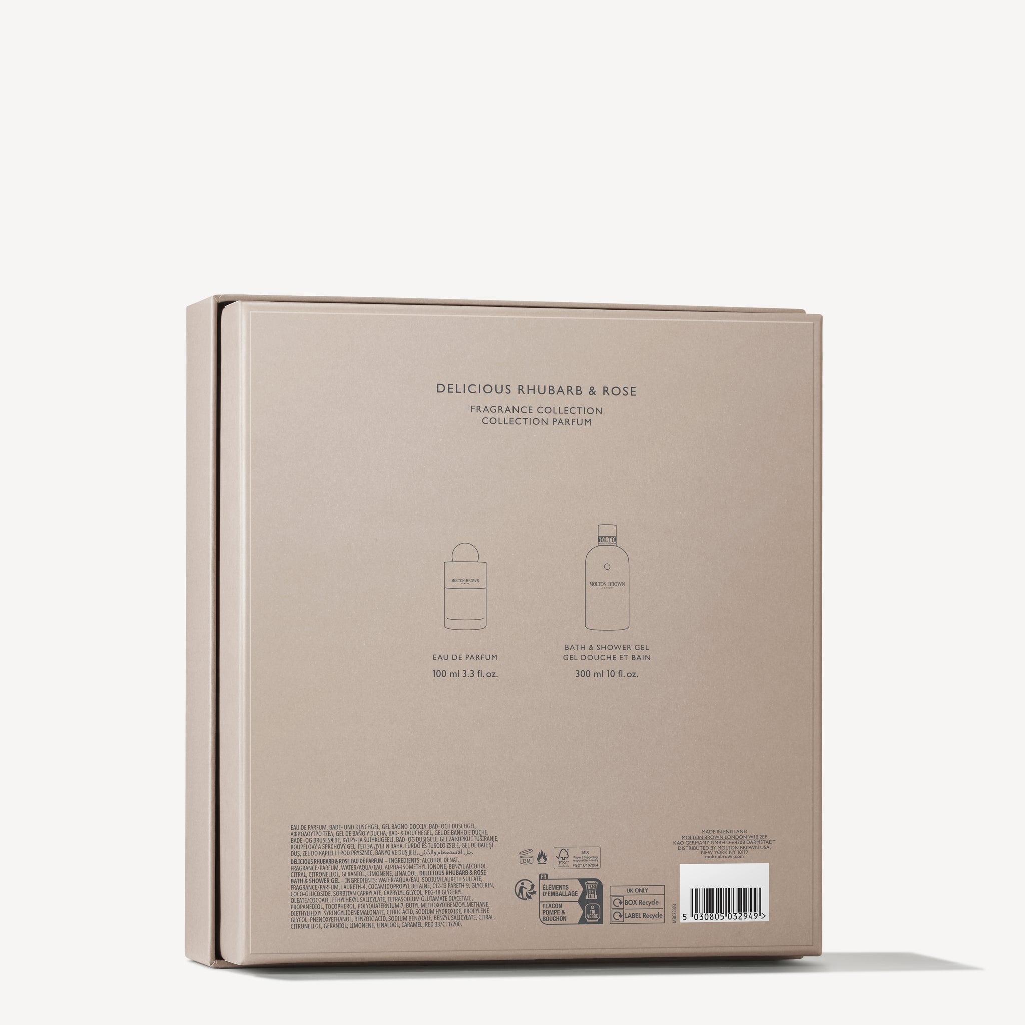 Delicious Rhubarb & Rose Eau de Parfum Gift Set