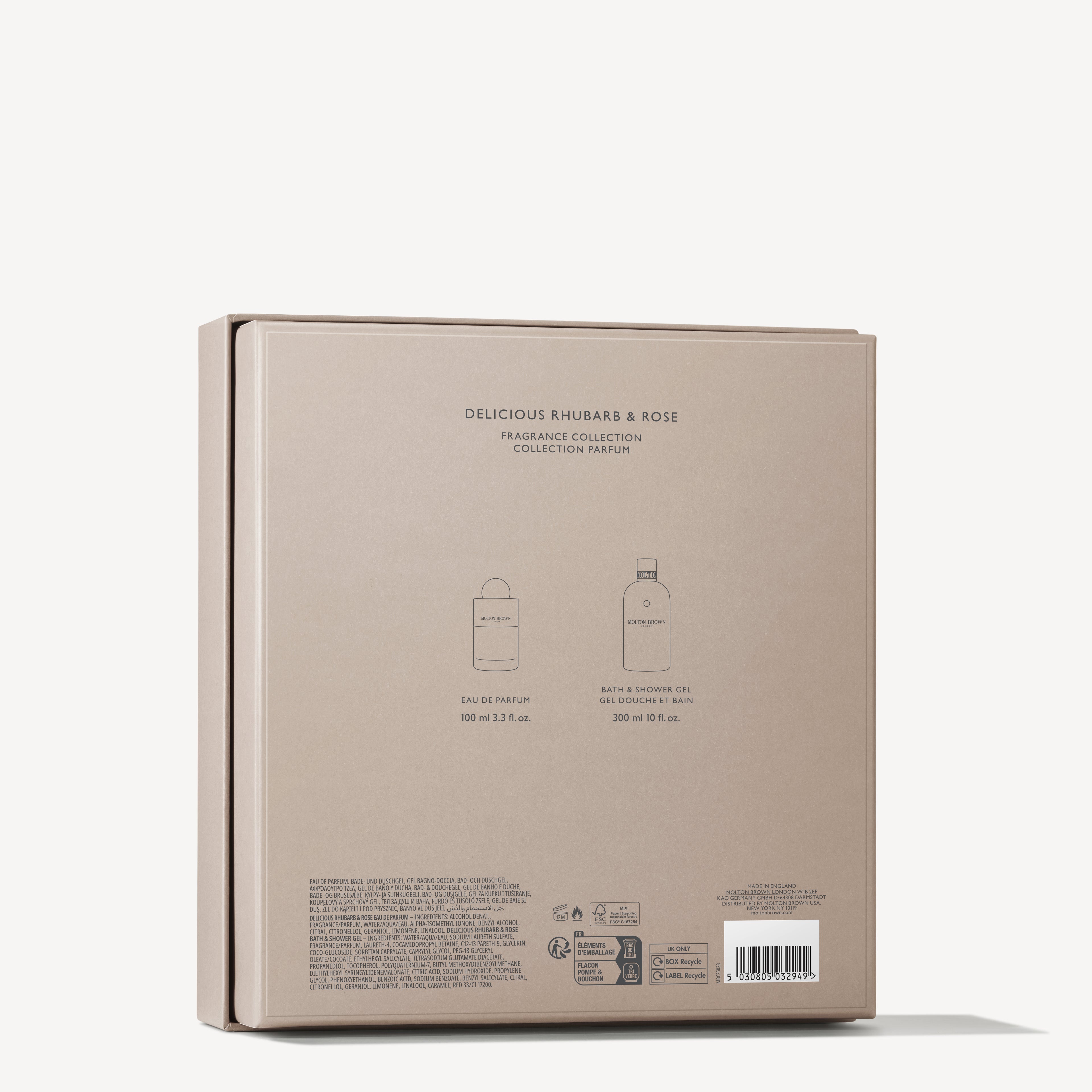 Delicious Rhubarb & Rose Eau de Parfum Gift Set