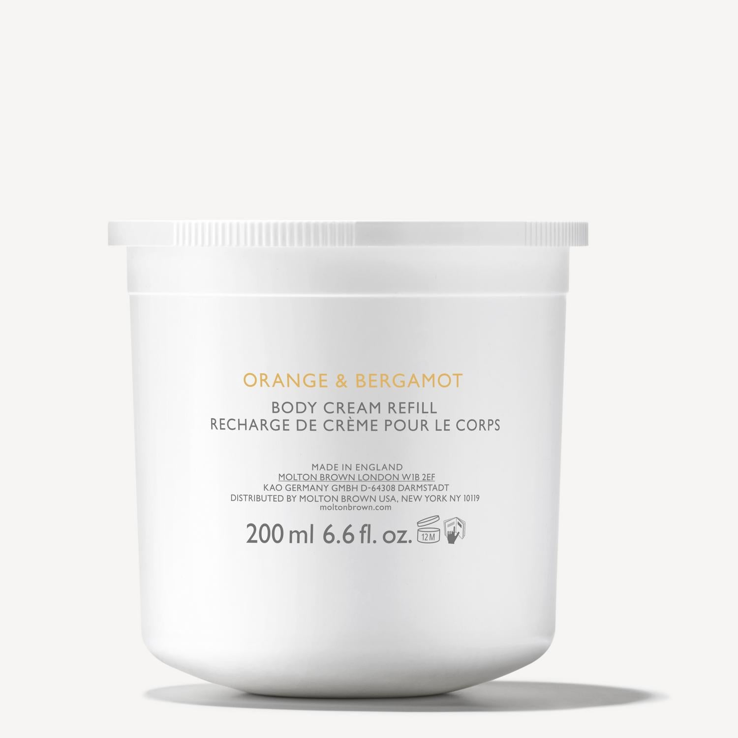 Orange & Bergamot Body Cream Refill 200g
