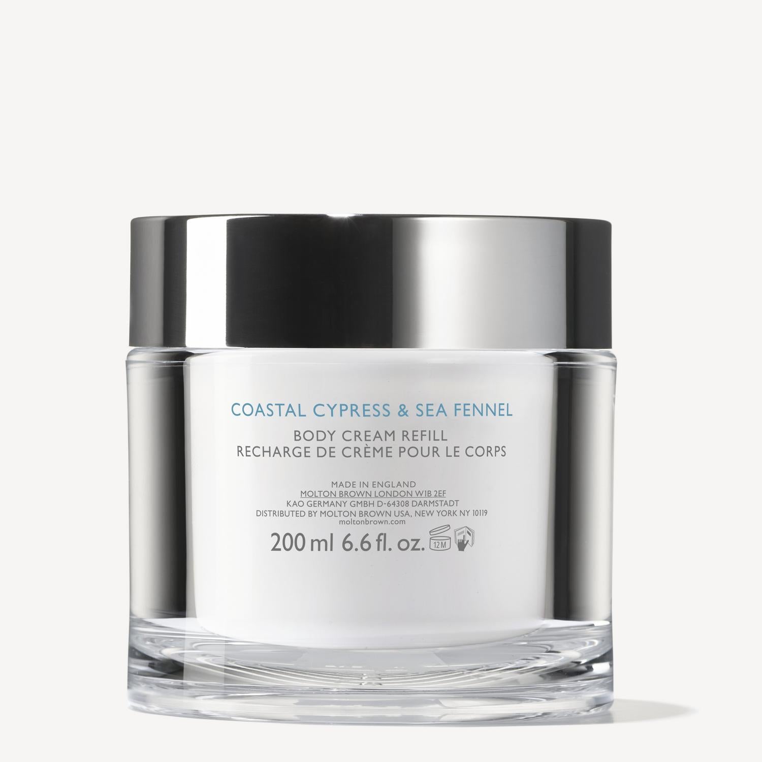 Coastal Cypress & Sea Fennel Refillable Body Cream 200g