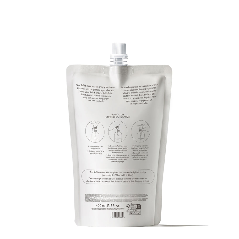 Fiery Pink Pepper Bath & Shower Gel Refill 400ml