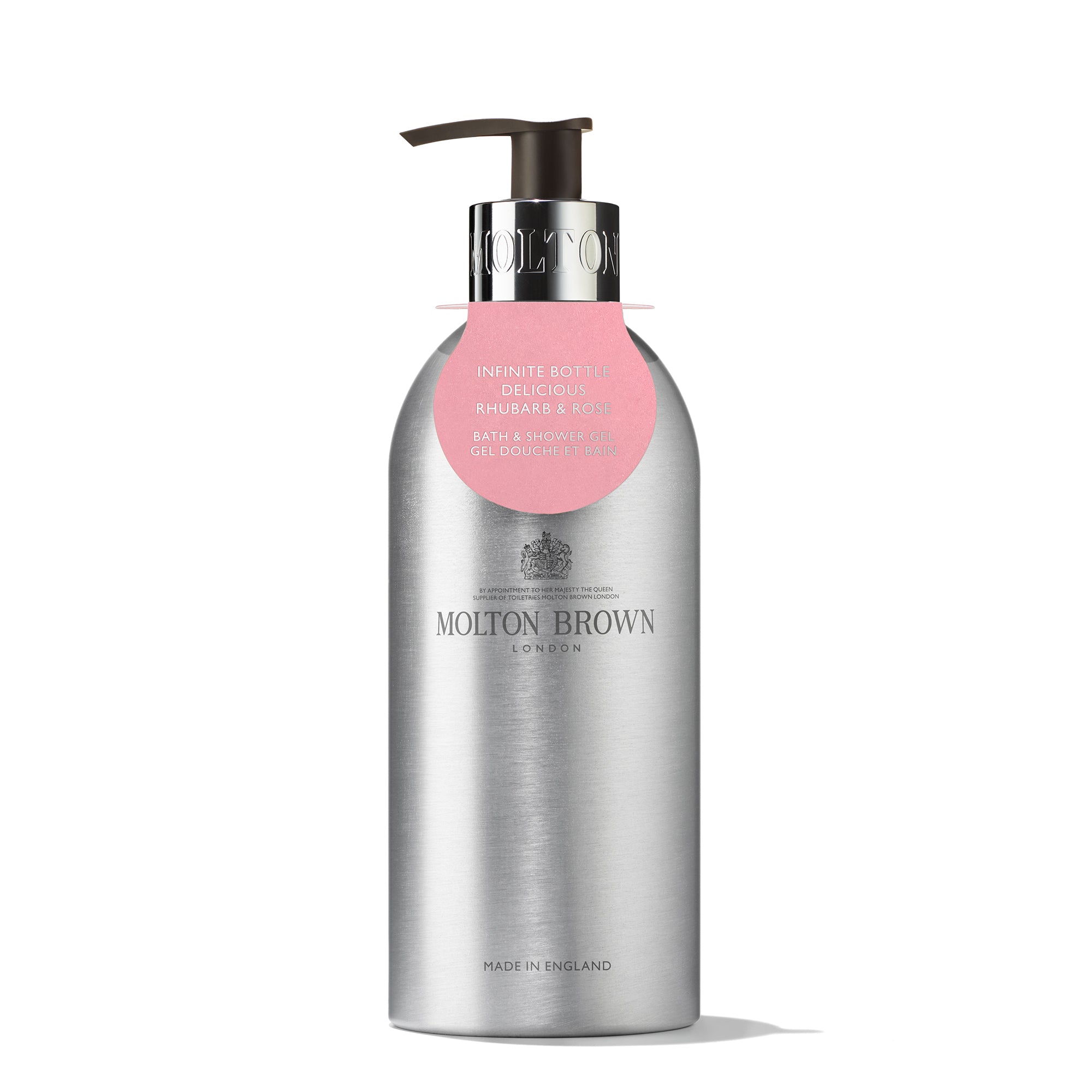 Delicious Rhubarb & Rose Infinite Bottle 400ml