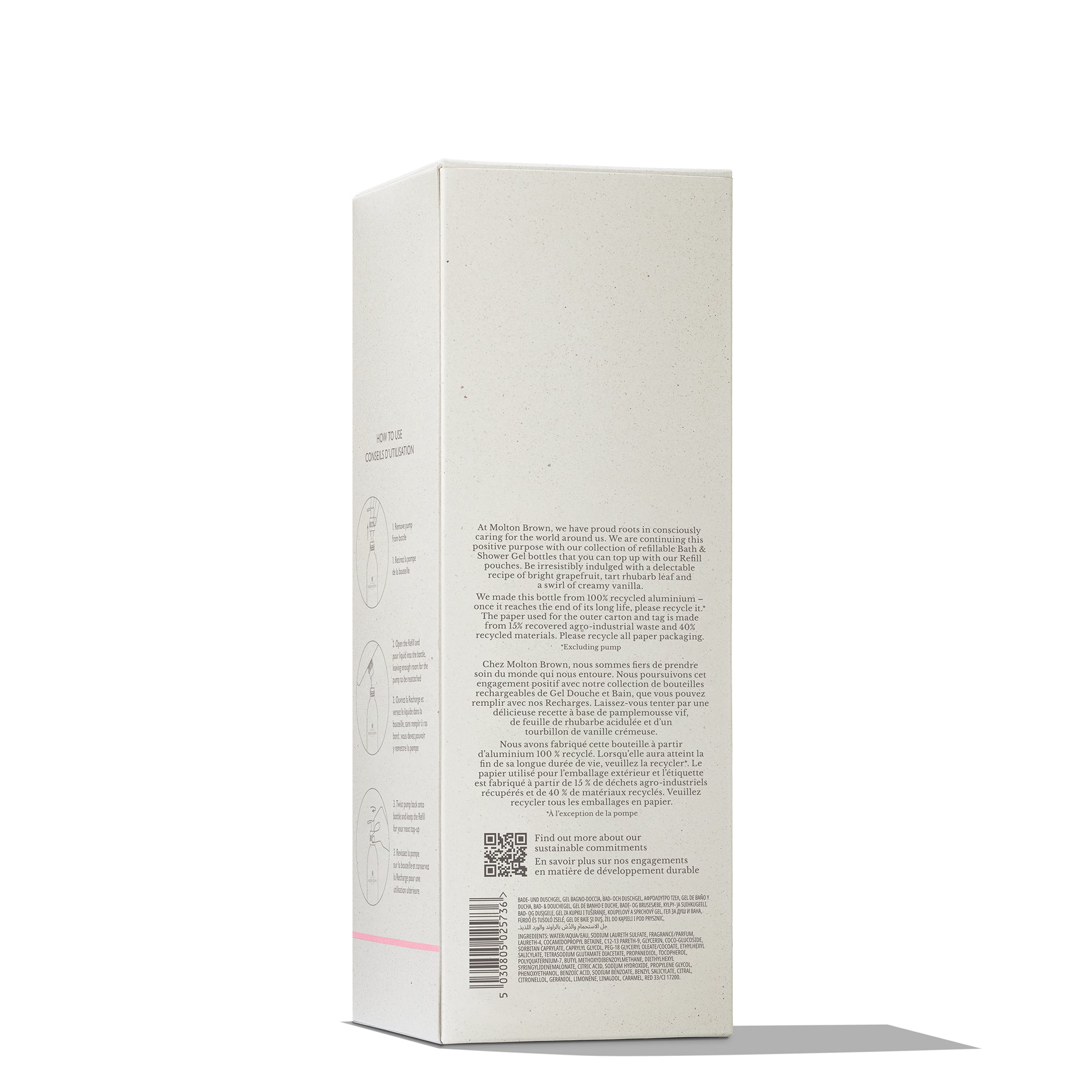 Delicious Rhubarb & Rose Infinite Bottle 400ml